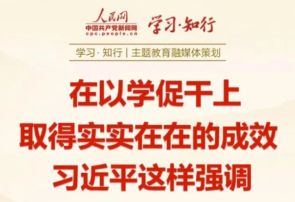 【主題教育學習時】在以學促干上取得實實在在的成效 習近平這樣強調